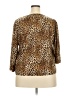 BonWorth Gold Brown 3/4 Sleeve Top Size 2X (estimated) - photo 2
