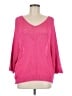 Assorted Brands Pink Pullover Sweater Size M - photo 1