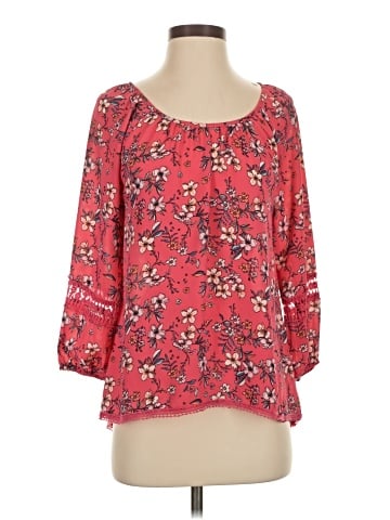 Copper Key 3/4 Sleeve Blouse (view 1)