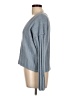 Hippie Rose Gray Pullover Sweater Size L - photo 5