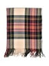 Unbranded Plaid Burgundy Pink Scarf One size - photo 2