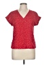 Shein 100% Polyester Red Short Sleeve Blouse Size 6 - photo 1