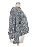 Unbranded 100% Polyester Print Gray Long Sleeve Blouse Size 4X - photo 4