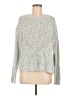 Hinge Tweed Silver Pullover Sweater Size M - photo 1