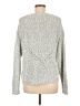 Hinge Tweed Silver Pullover Sweater Size M - photo 2