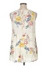 Torrid 100% Rayon Ivory Sleeveless Blouse Size 1X Plus (1) - photo 2