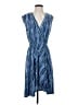 BCBGMAXAZRIA Chevron-herringbone Blue Cocktail Dress Size S - photo 1