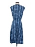 BCBGMAXAZRIA Chevron-herringbone Blue Cocktail Dress Size S - photo 2