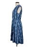 BCBGMAXAZRIA Chevron-herringbone Blue Cocktail Dress Size S - photo 5