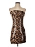 Unbranded Animal Print Brown Cocktail Dress Size S - photo 1