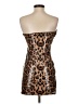 Unbranded Animal Print Brown Cocktail Dress Size S - photo 2