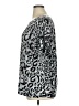 JM Collection Animal Print Silver Short Sleeve T-Shirt Size 1X - photo 5