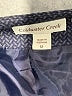 Coldwater Creek Chevron-herringbone Blue Gray Casual Skirt Size 12 - photo 4