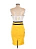 FancyQube Color Block Yellow Cocktail Dress Size M - photo 2