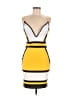 FancyQube Color Block Yellow Cocktail Dress Size M - photo 1