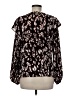Nine West 100% Polyester Black Long Sleeve Blouse Size M - photo 2