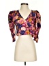 Zara Purple 3/4 Sleeve Blouse Size XS - photo 1