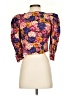 Zara Purple 3/4 Sleeve Blouse Size XS - photo 2