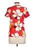 Assorted Brands Floral Red Short Sleeve T-Shirt Size L - photo 2