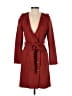Esther Burgundy Orange Trenchcoat Size M (estimated) - photo 1