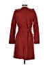 Esther Burgundy Orange Trenchcoat Size M (estimated) - photo 2