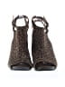 Mark Jenkins 100% Leather Animal Print Brown Wedges Size 10 - photo 2