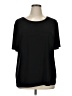 N Touch Black Short Sleeve Top Size 1X - photo 1