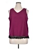 Simply Styled 100% Polyester Burgundy Sleeveless Top Size XL - photo 1