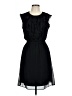 GNW 100% Polyester Solid Black Cocktail Dress Size 10 - photo 1