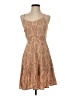 Old Navy 100% Rayon Paisley Tan Cocktail Dress Size S - photo 1