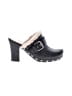 Me Too 100% Leather Black Mule/Clog Size 7 - photo 1