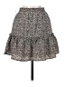 North End 100% Polyester Animal Print Black Casual Skirt Size S - photo 2