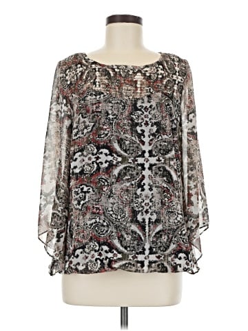 AB Studio 3/4 Sleeve Blouse (view 1)