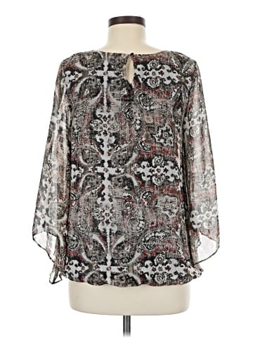 AB Studio 3/4 Sleeve Blouse (view 2)
