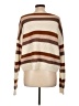Shein 100% Acrylic Stripes Brown Pullover Sweater Size L - photo 2