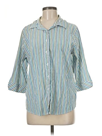 BonWorth 3/4 Sleeve Button-Down Shirt (view 1)