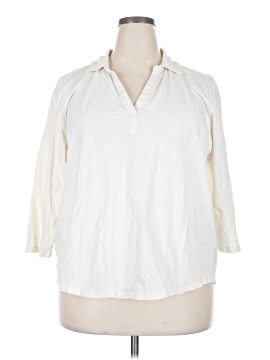 Lands' End 3/4 Sleeve Button Down Shirt