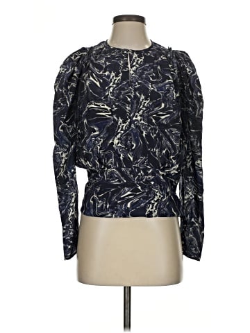 Isabel Marant Long Sleeve Silk Top (view 1)