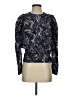 Isabel Marant 100% Silk Blue Purple Long Sleeve Silk Top Size EU (FR) 34 / US 2 - photo 1