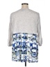 Style&Co Floral Gray 3/4 Sleeve Top Size 1X - photo 2