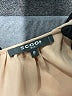 Scoop NYC 100% Polyester Solid Tan Casual Dress Size P (petite) - photo 7