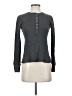CAbi Gray Long Sleeve Henley Size S - photo 1