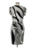 Assorted Brands Graphic Silver Cocktail Dress Size 12 - photo 2