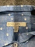 Pale Sky Polka Dots Blue Short Sleeve Button-Down Shirt Size XS - photo 7