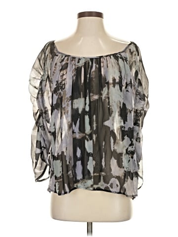 Kiko 3/4 Sleeve Silk Top (view 1)