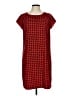 Merona 100% Polyester Tweed Red Casual Dress Size L - photo 1