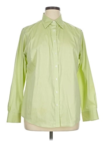 Jones New York Signature Long Sleeve Button-Down Shirt (view 1)