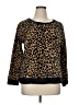 Liz Claiborne Animal Print Gold Pullover Sweater Size XL - photo 1