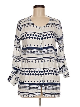 Jm Collection Long Sleeve Blouse
