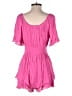 Maverick 100% Rayon Hearts Pink Romper Size M - photo 2